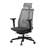 イトーキ オフィスチェア サリダ YL8 YL8-GRBL-AEL アジャスタブル肘付 メッシュ ハイバック グレー×ブラック