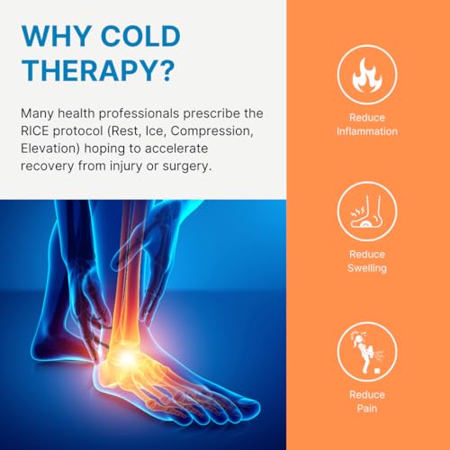 NatraCure Replacement Gel Packs for Cold Therapy Socks - (4-Piece Set) Extra Gel Ice Packs Reusable, Compresses for Injuries, Flexible Ice Packs Reusable, Small Ice Packs, Thin Ice Packs - GP23-24