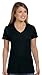 Hanes Women's Nano- V-Neck T-Shirt Vintage Green Large