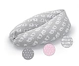 cojin lactancia theraline amazon Nuestra almohada para embarazadas ofrece relajación pura. Funda y relleno de 100% algodón y poliéster. Esto hace que sea especialmente suave y silencioso.