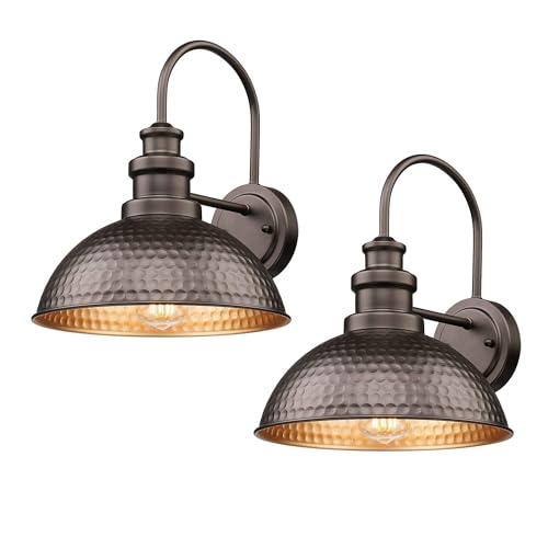 Casia-Farmhouse-Barn-Lights-Rustic-Wall-Sconce-Exterior-Outdoor-Mounted-Lighting-Fixture-Vintage-Gooseneck-Wall-Lighting-Oil-Rubbed-Bronze-2-Pack Casia Farmhouse Barn Lights Rustic Wall Sconce Exterior Outdoor Mounted Lighting Fixture Vintage Gooseneck Wall Lighting Oil Rubbed Bronze 2 Pack