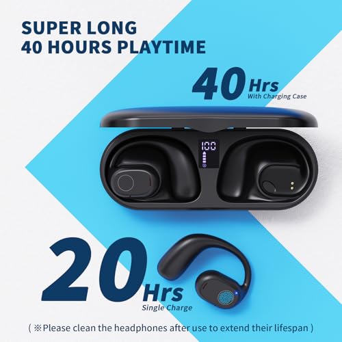 Psier SP05 Open Ear Headphones, Bluetooth 5.3 Wireless Sports Headphones thumb #3