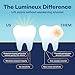Lumineux Teeth Whitening Strips - 21 Treatments (3 Months) - Peroxide Free - Enamel Safe for Whiter Teeth - Whitening Without The Sensitivity - Dentist Formulated - Sensitivity
