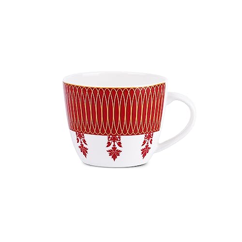 Image of Dandy Lines Royal Mumbai Red Coffee Mug Set - Pack of 12 - Perfect Coffee Mugs for Women /Men - Unique Design - Ideal for Home /Office - Premium Quality, Stylish Cups & Mugs Collection