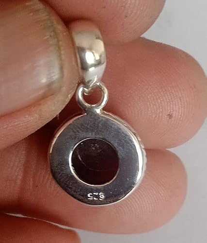 Garnet Pendant 925 Sterling Silver Pendant Jewelry Garnet Stone Jewelry Round Shape Hot Selling Items Lovely Design New Year Gift For Girls #TOP4
