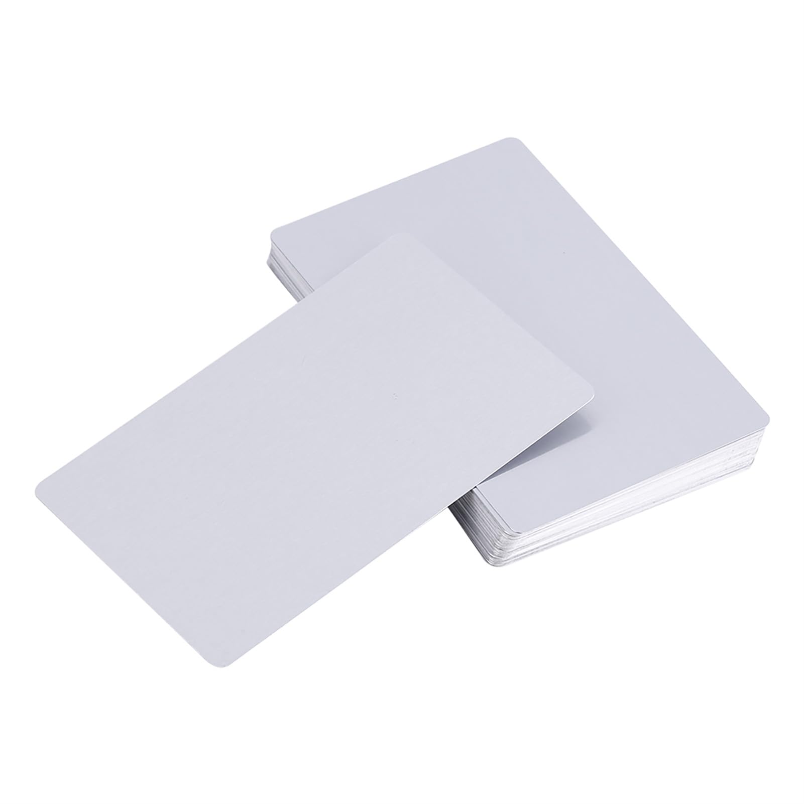 50Pcs Impressive Laser Mark Engraved Metal Smooth Business Cards for Distinguished Identity Metall visitenkarten for Distinguished Identity Metall visitenkarten Business Cards