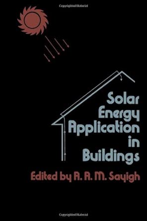 Solar Energy Application in Buildings Numbered First Edition book cover