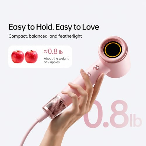 BOWEI High-Speed Ionic Hair Dryer, 110,000 RPM with Magnetic Wall Mount | Fast-drying hair dryer with 200M negative ions, quiet 49dB operation, lightweight design & magnetic concentrator for styling. - image 6