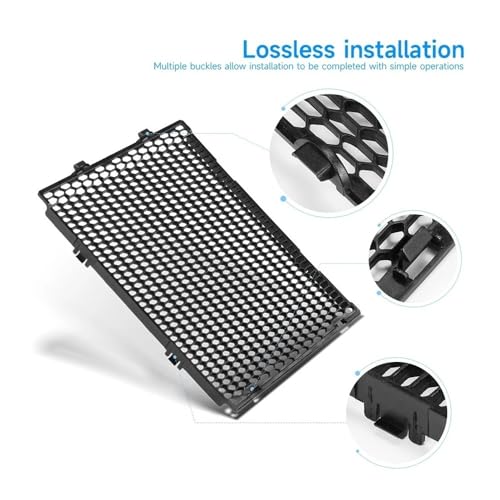 Grille protection calandre R1300GS maille robuste contre projections - 3