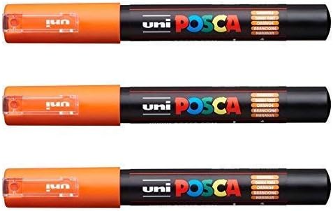 Posca PC-1M by Uni-Ball - White [PACK OF 3]