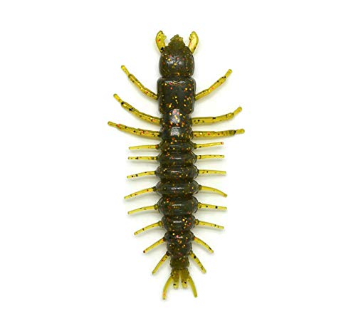 NIKKO HELLGRAMMITE 3" - Fusion Floating Scented Super Durable Artificial Fishing Bait