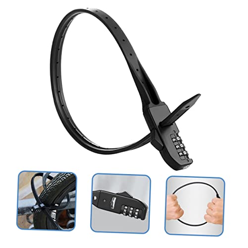 Antivol de vélo portable robuste et résistant avec câble en métal