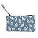 Produktbild Lawenp Magic Headwear Katzenmuster CanvasCoin Purse Make Up Bag Kleine Kosmetiktasche Handytasche mit Griff für Frauen Mädchen