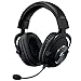 Produktbild Logitech G PRO X kabelloses LIGHTSPEED Gaming-Headset, Blue VO!CE Mikrofontechnologie, 50 mm PRO-G Lautsprecher, DTS Headphone:X Schwarz (Generalüberholt)
