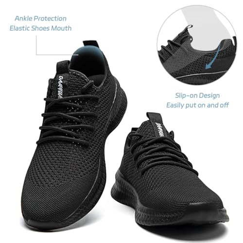 Men Non-Slip Work Shoes Tennis Gym Sneakers Breathable Slip Resistant Lightweight and Comfortable for All-Day Wear Sports and Walking2
