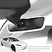 Car Rear View Mirror Silicone Protector Cover,Compatible with Model 3/Y Interior Trim Frame Decoration,Rearview Mirror Edge Cover,White Rear View Mirror Accessories,Car Accessories,White