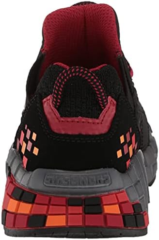 Skechers Kids Boy's Mega-Craft-Cubozone Sneaker, Black/Red, 12 Little Kid | Image 2