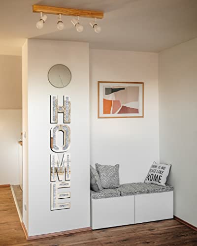 Shyfoy Home Letter For Wall Decor, Mirrored Crushed Diamond Letter Large 3D Wall Art Sign Home Decorations For Living Room #TOP3