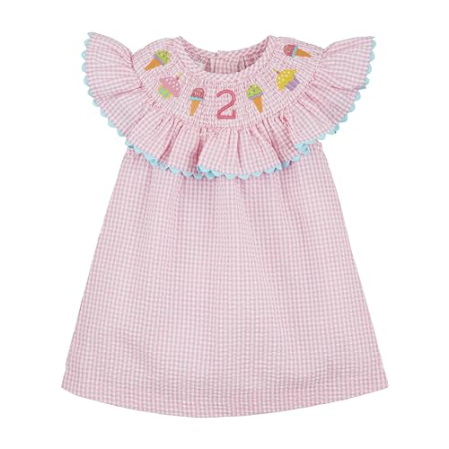 Mud Pie girls Mud Pie Kids Two Smocked Dress;