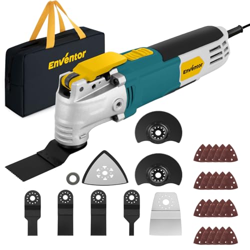 Enventor 2.5A Oscillating Multi-Tool Kit with 28 Accessories