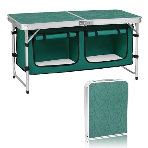 Camp Field Mesa de camping con patas ajustables