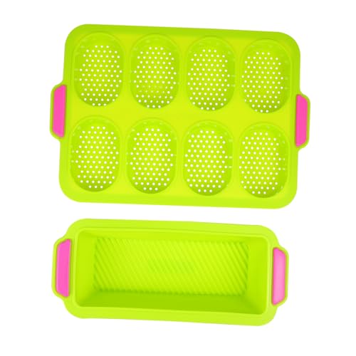 VINTORKY 2pcs Silicone Baking for French Bread Non-stick Baking Tools Design for Daily for Home Bakers