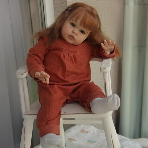 Muñeca Reborn Bebé Realista 24 Pulgadas Cuerpo Suave miniatura 3