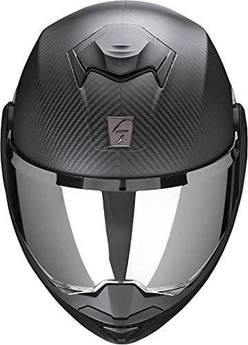 Casque Scorpion Exo-tech Carbon Solid contre le bruit et le vent sur autoroute - 4