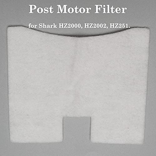Image of 4 Pack Foam & Felt Filter Kit Vacuum Filters, 1 Pack Soft Roller Replacement for Shark HZ2002 HZ2000 Vertex Ultralight DuoClean PowerFins Stick Vacuum, for Part XFFKHZ2000, 125CU2002