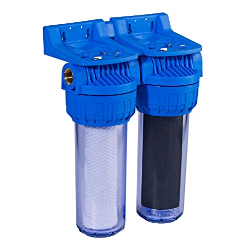 Filtre 113 Duplex avec cartouche anti boue 20µ et charbon actif