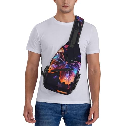 Bolso cruzado tipo bandolera negro para senderismo miniatura 7