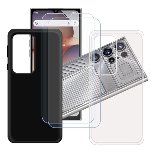 Oukitel C61 GT�pGYDQQKJ�P�[�X+2�̋����K���X�X�N���[���v���e�N�^�[�t�B�����A�\�t�g�P�[�X�J�o�[�\�t�g�v���e�N�V�����V���R���W�F���g�����X�y�A�����g+TPU�P�[�X�J�o�[�i6.88 "�j