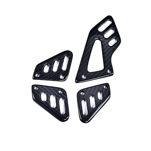 Heel Guard Plates Compatible With Aprilia RSV4 Tuono V4 2021 2022 2023 Real Carbon Fiber Motorcycle Accessories Rearsets Protect