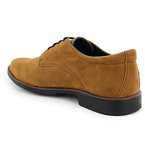 Sapato Social Eporte camurça 17010044 BR2 amarelo Cor:Amarelo;Tamanho:40