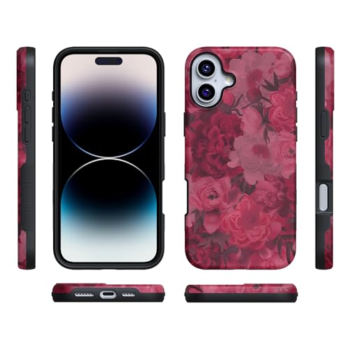 Casely iPhone 16 Case | Romance Novel | Moody Floral | Bold Protective Design | MagSafe Compatible Design by Casely - Used condition - Image 8