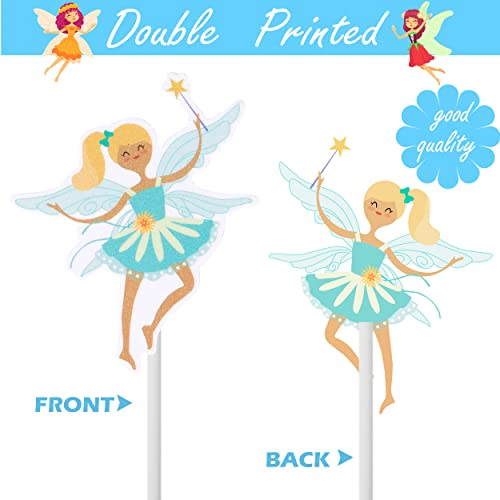 Fairy Cupcake Toppers Fairy Cake Toppers Fairy Cake Decorations For Fairy Birthday Party Supplies Fairy Baby Shower Supplies Fairy Wedding Decorations #TOP3
