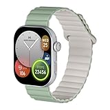 Mark Maddox Smart HS2007-80 – Smartwatch Unisex Verde, Correa de Goma, Llamadas Desde el Reloj, Podómetro, GPS en App, Control Estrés, Frecuencia Cardíaca, Colección Smart Now