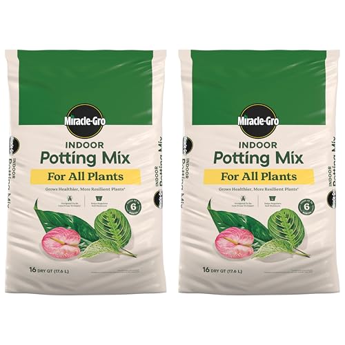 Miracle-Gro Indoor Potting Mix, 16 qt. (2-Pack)