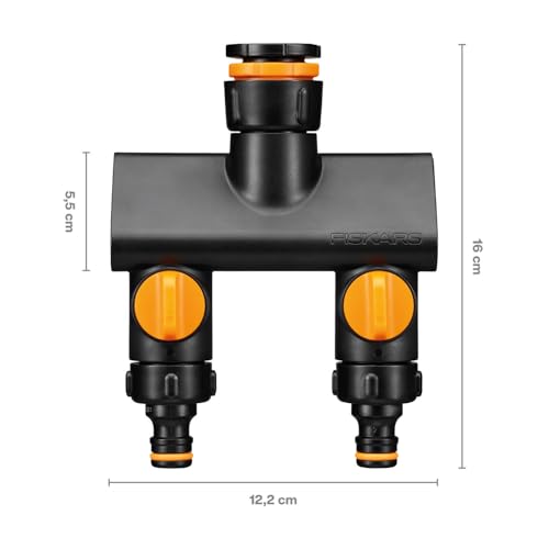 Raccord 2 voies Comfort avec vannes onoff répartiteur robinet arrosage universel - vue 4