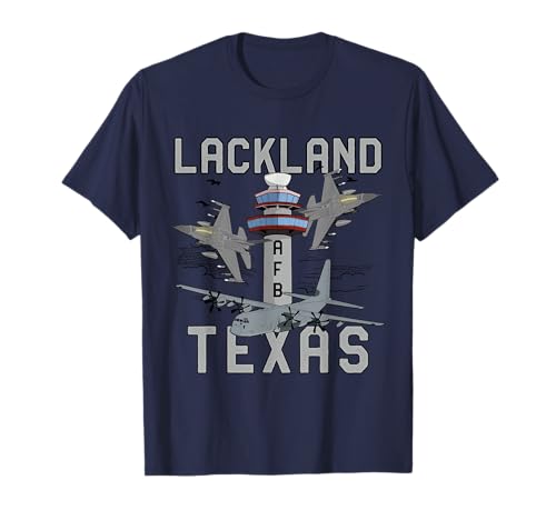 Lackland AFB Texas Air Force Base Fighter Jets Vintage T-Shirt