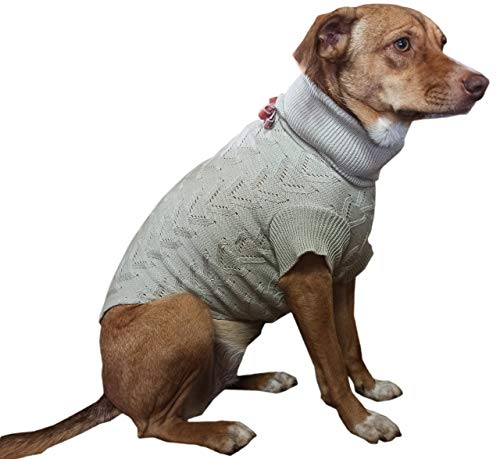 Roupa cachorro,pet, Dog Tricot mod.CLASIC TRABALHADO,estilosa,fofinho,quentinho, NUDE (EXGG)