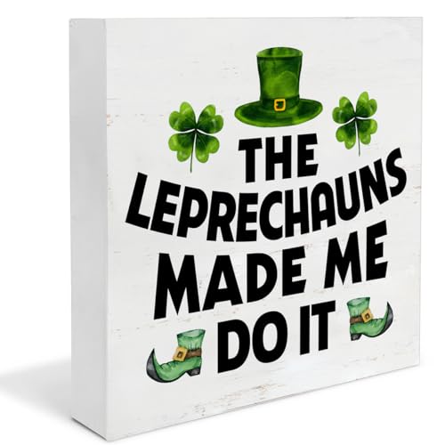 Dumyum St. Patricks Day Decor the Leprechauns Made Me Do ...