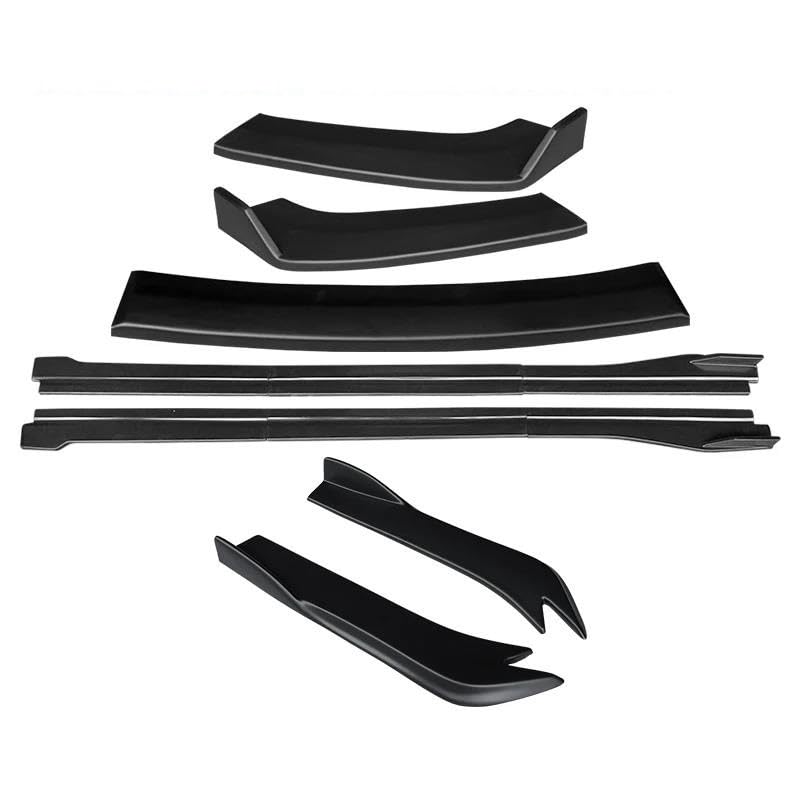 Kit carrocería W204 C63 con alerón y divisores de parachoques para Mercedes Clase C