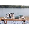 Stanley Wildfare Go 14-Piece Stainless Steel Prep & Cook Set | 1.65 qt Saucepan with Fold & Lock Handle | Bowls, Utensils, Cutting Board | Camping Essentials for Your Camp Kitchen | BPA-Free