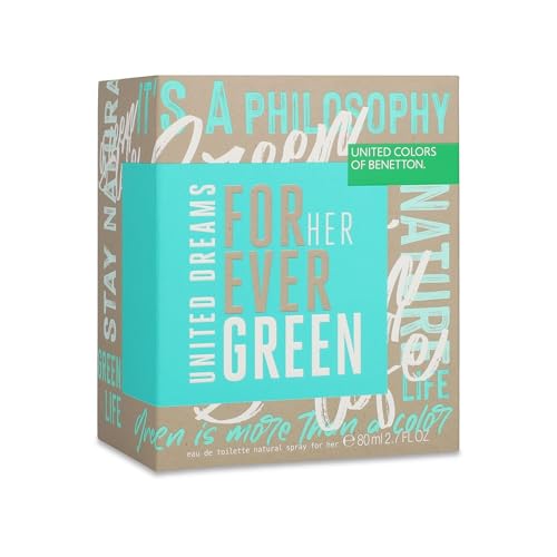 Image of United Colors of Benetton United Dreams Forever Green For Her Eau de Toilette 80ml