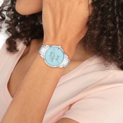 Image of Tommy Hilfiger Camille Quartz Analog with Blue Dial Silver Stainless Steel Strap Watch for Women - TH1782767W
