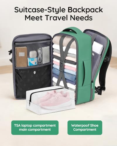 Image of Taygeer TSA Friendly Travel Backpack, 35L Simple Modern Carry On Backpack