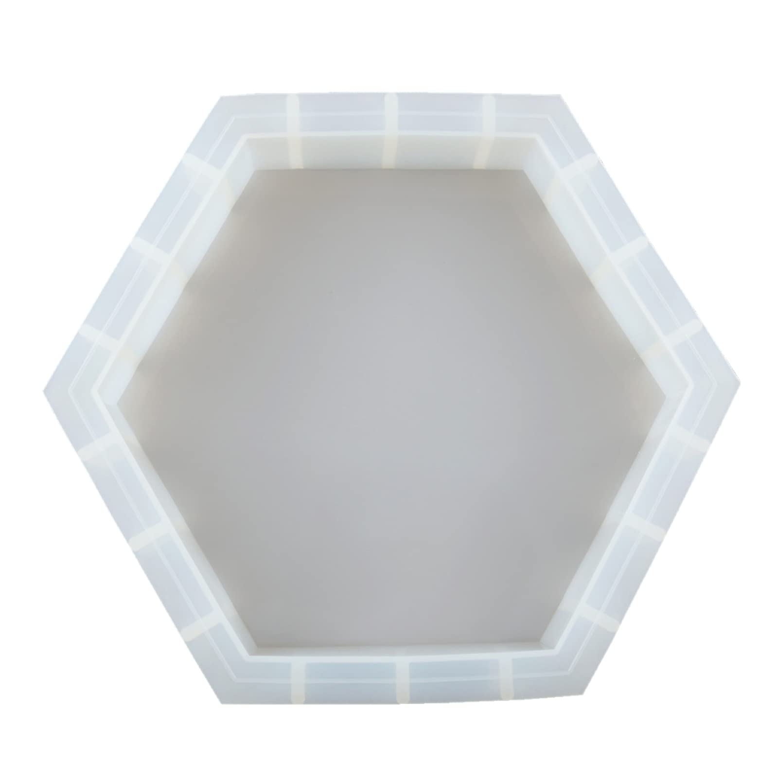 Maxtonser Upgrade Hexagonal Silicone Mold Epoxy Resin Mold for Resin Casting for Home Decoration Flowers Desktop Decoration