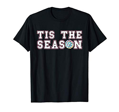 Tis the Season | Pink Tie Dye Cute for Teen Girls Volleyball T-Shirt