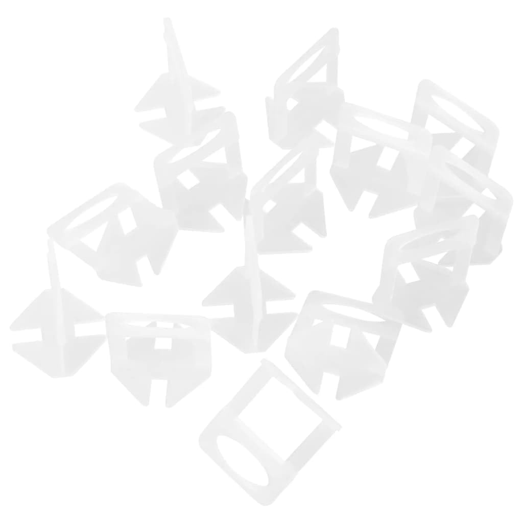 1000 clips de nivelación de azulejos de 1,5 mm de grosor, de polipropileno resistente, transparentes, ideales para colocación de baldosas y sistemas de nivelación en suelos y paredes